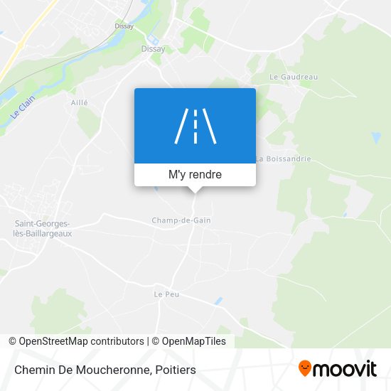 Chemin De Moucheronne plan