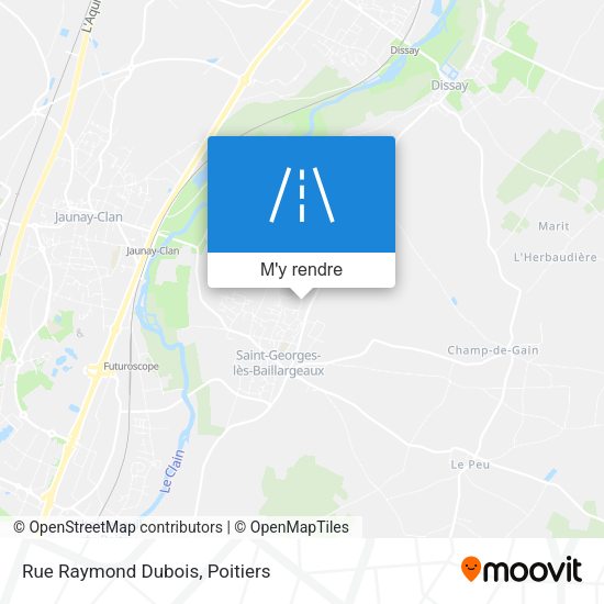 Rue Raymond Dubois plan