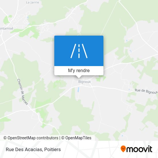 Rue Des Acacias plan