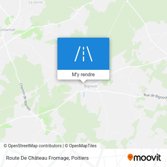 Route De Château Fromage plan