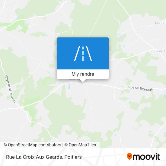 Rue La Croix Aux Geards plan