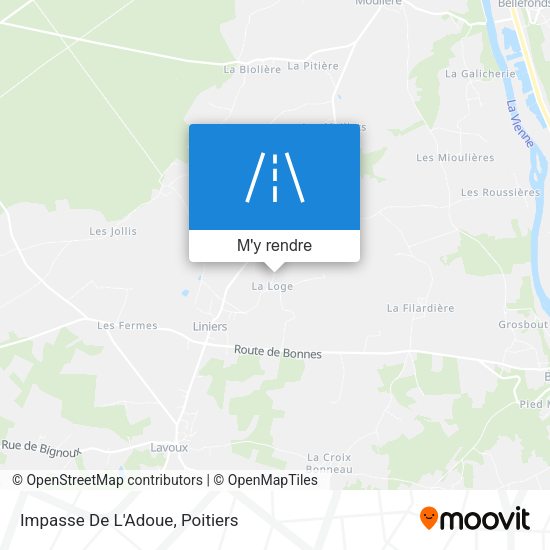 Impasse De L'Adoue plan