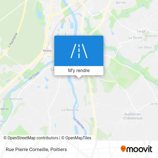 Rue Pierre Corneille plan