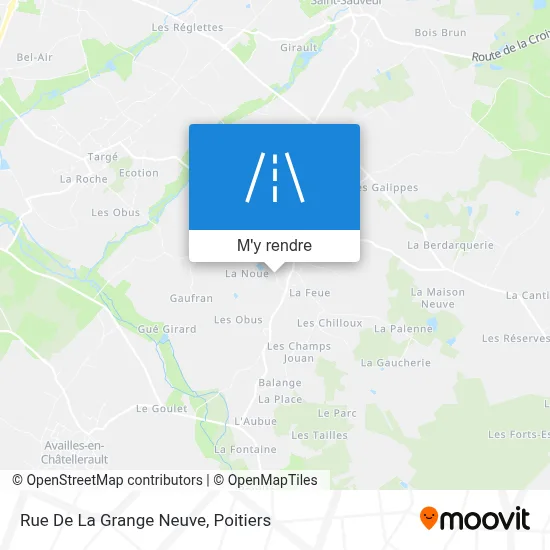 Rue De La Grange Neuve plan