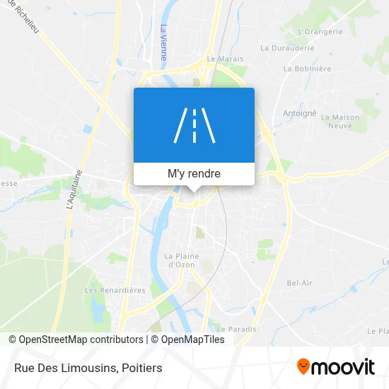 Rue Des Limousins plan