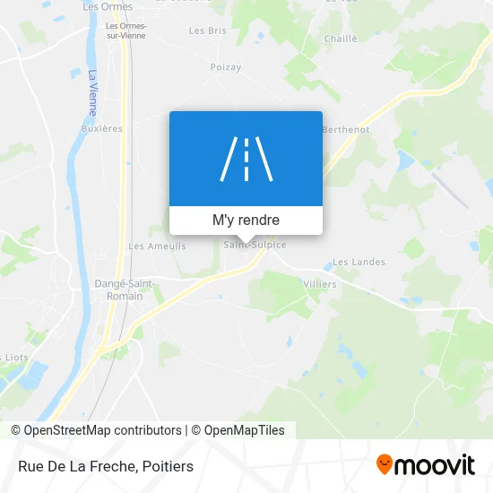 Rue De La Freche plan