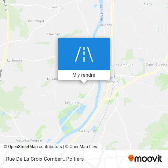 Rue De La Croix Combert plan