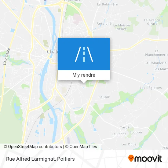 Rue Alfred Larmignat plan