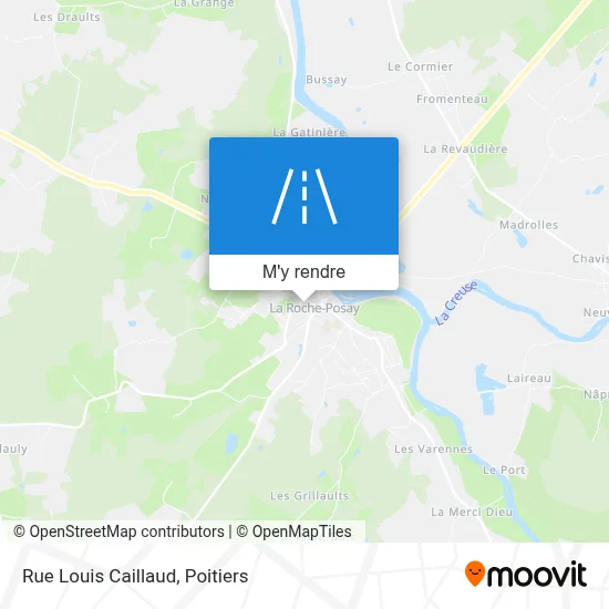 Rue Louis Caillaud plan