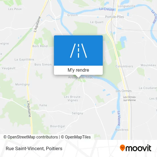 Rue Saint-Vincent plan