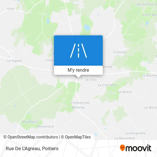 Rue De L'Agreau plan