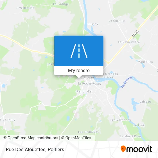 Rue Des Alouettes plan