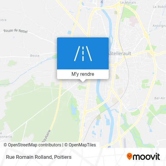 Rue Romain Rolland plan