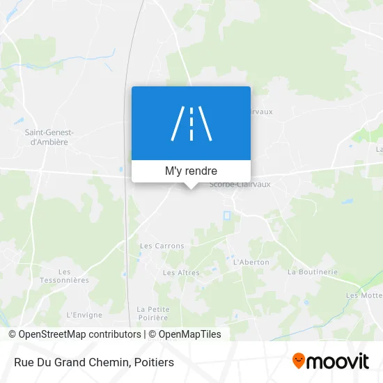 Rue Du Grand Chemin plan