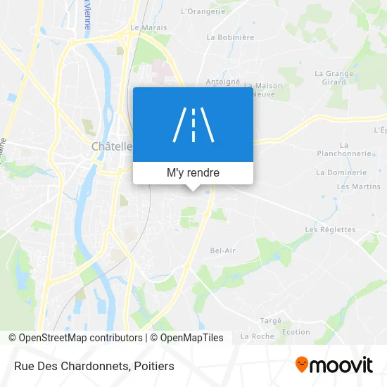 Rue Des Chardonnets plan