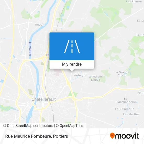 Rue Maurice Fombeure plan
