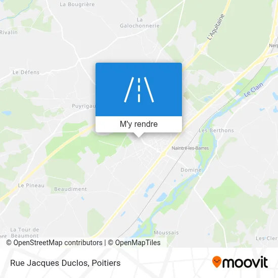 Rue Jacques Duclos plan