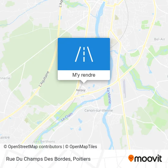 Rue Du Champs Des Bordes plan