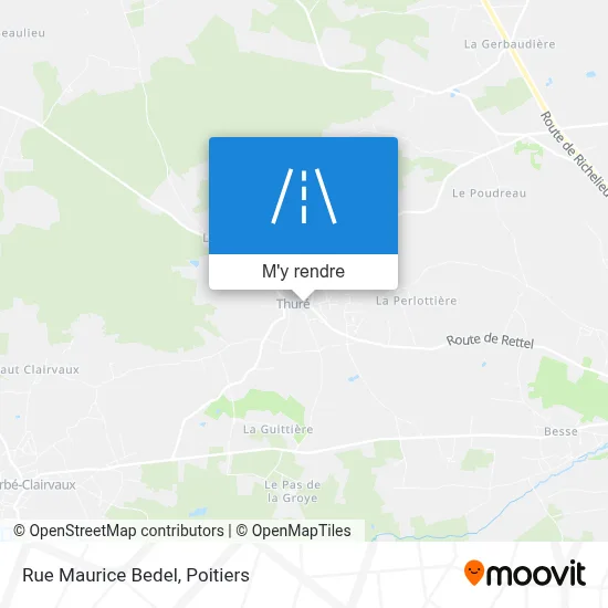 Rue Maurice Bedel plan