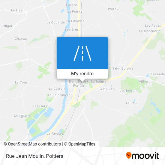 Rue Jean Moulin plan