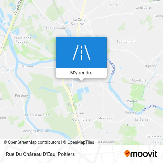Rue Du Château D'Eau plan