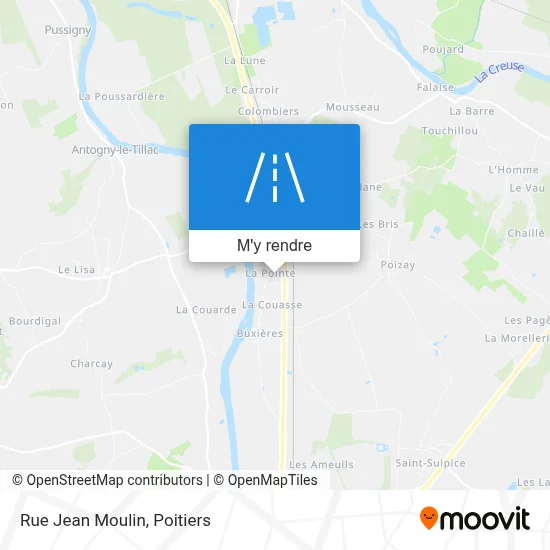 Rue Jean Moulin plan