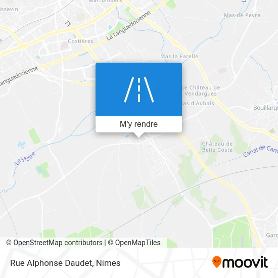 Rue Alphonse Daudet plan