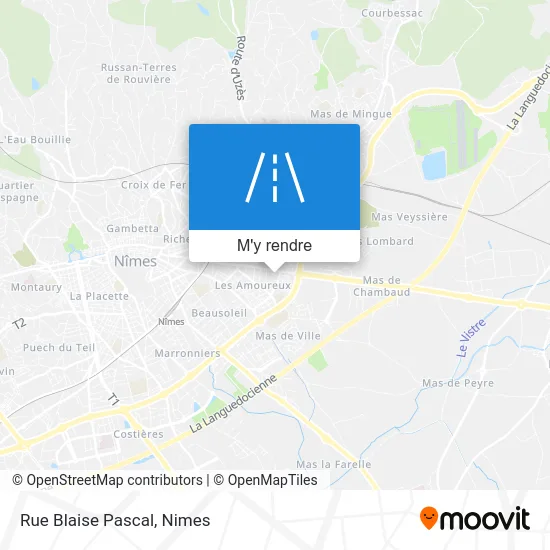 Rue Blaise Pascal plan