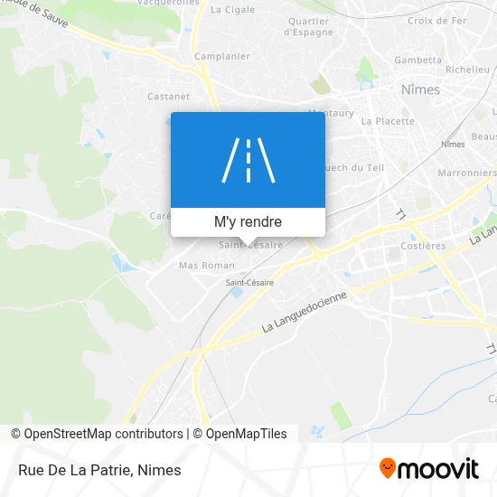 Rue De La Patrie plan