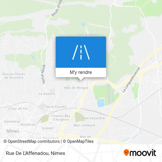 Rue De L'Affenadou plan