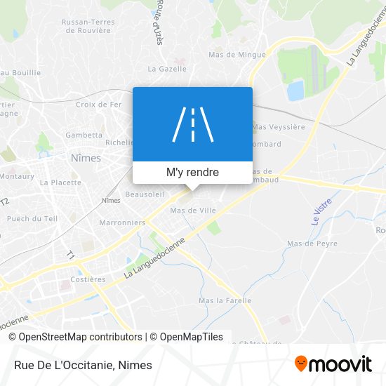 Rue De L'Occitanie plan
