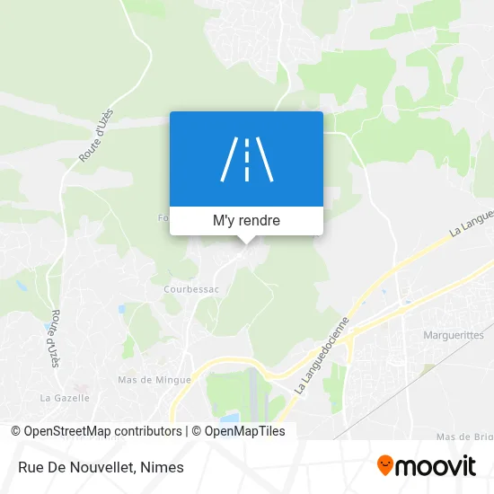 Rue De Nouvellet plan