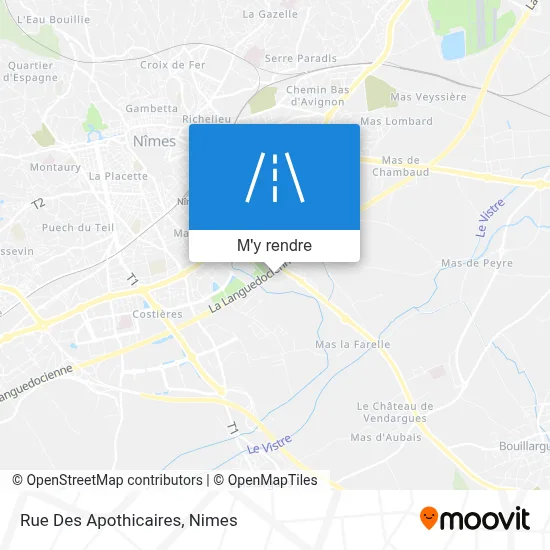 Rue Des Apothicaires plan