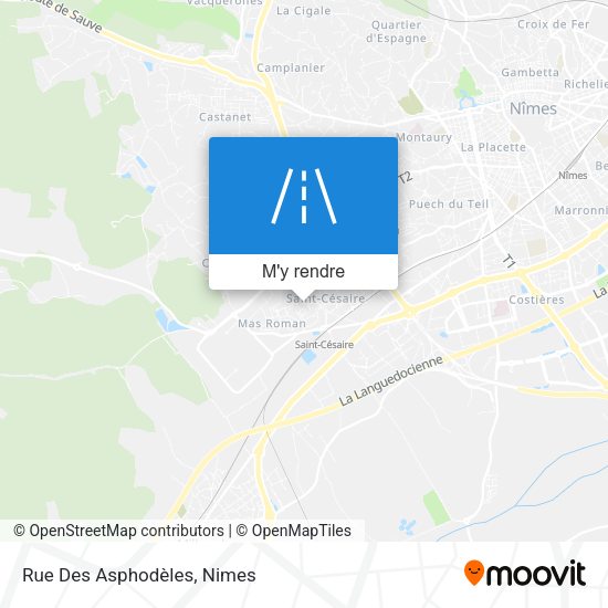 Rue Des Asphodèles plan