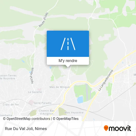 Rue Du Val Joli plan