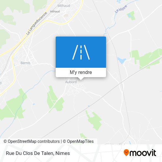 Rue Du Clos De Talen plan