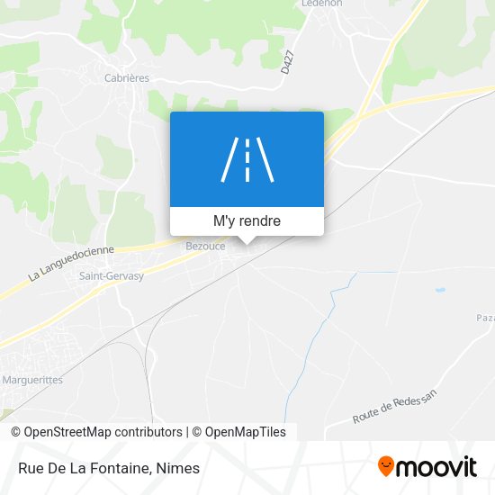 Rue De La Fontaine plan