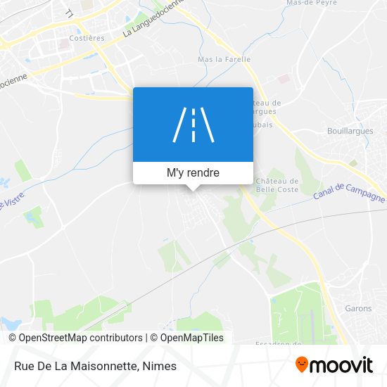 Rue De La Maisonnette plan