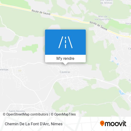 Chemin De La Font D'Arc plan