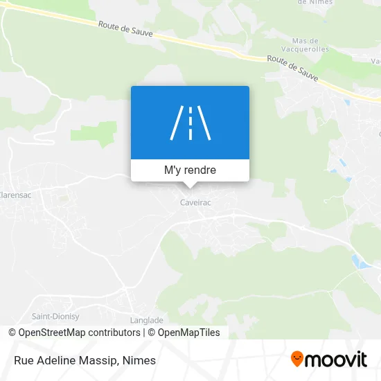 Rue Adeline Massip plan
