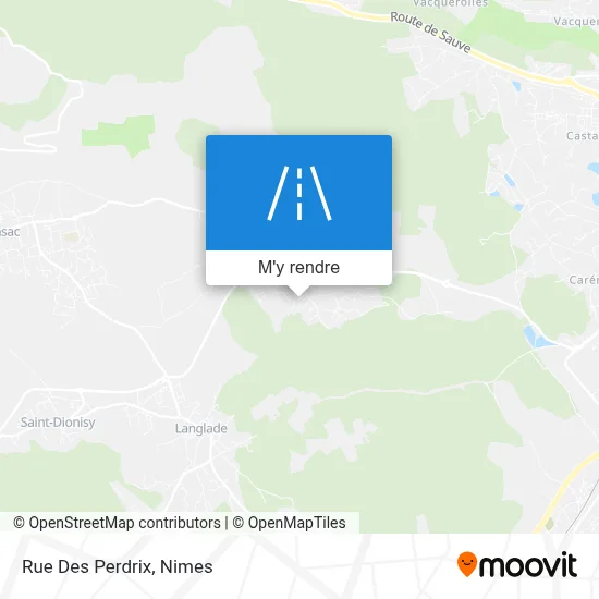 Rue Des Perdrix plan