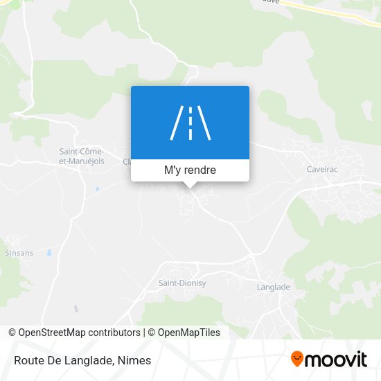 Route De Langlade plan