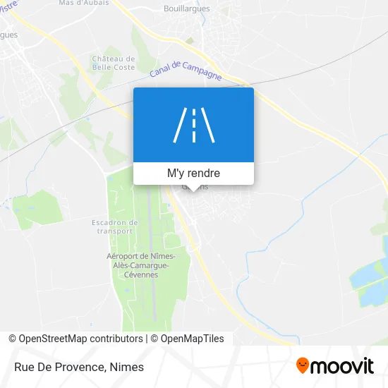 Rue De Provence plan