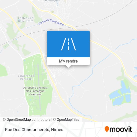 Rue Des Chardonnerets plan