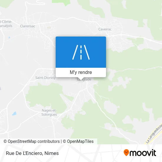 Rue De L'Enciero plan