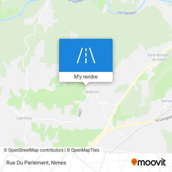 Rue Du Parlement plan