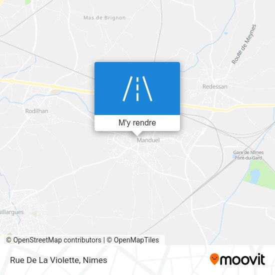 Rue De La Violette plan