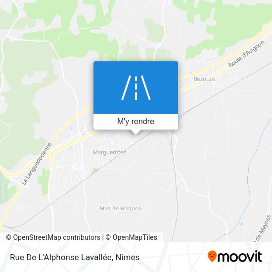 Rue De L'Alphonse Lavallée plan