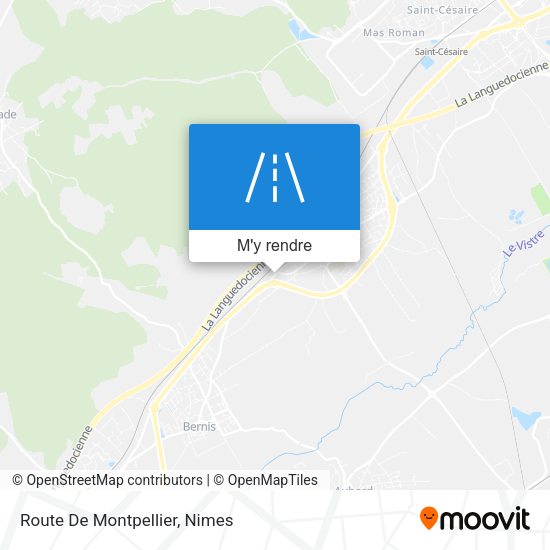 Route De Montpellier plan