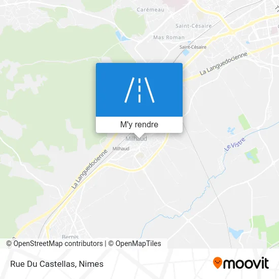 Rue Du Castellas plan